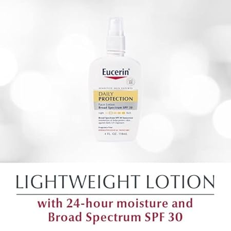 Eucerin - Daily Protection Moisturizing Face Lotion Fragrance Free 30 SPF - 4 oz.