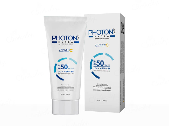 Photon 360 Hydra Sunscreen Gel SPF 50 PA+++ | Water & Sweat-Resistant Gel SPF 50+
