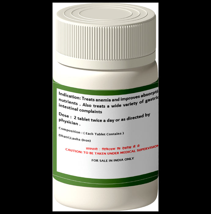 1ratti Dhatri Lauha Tablet (60 Each)