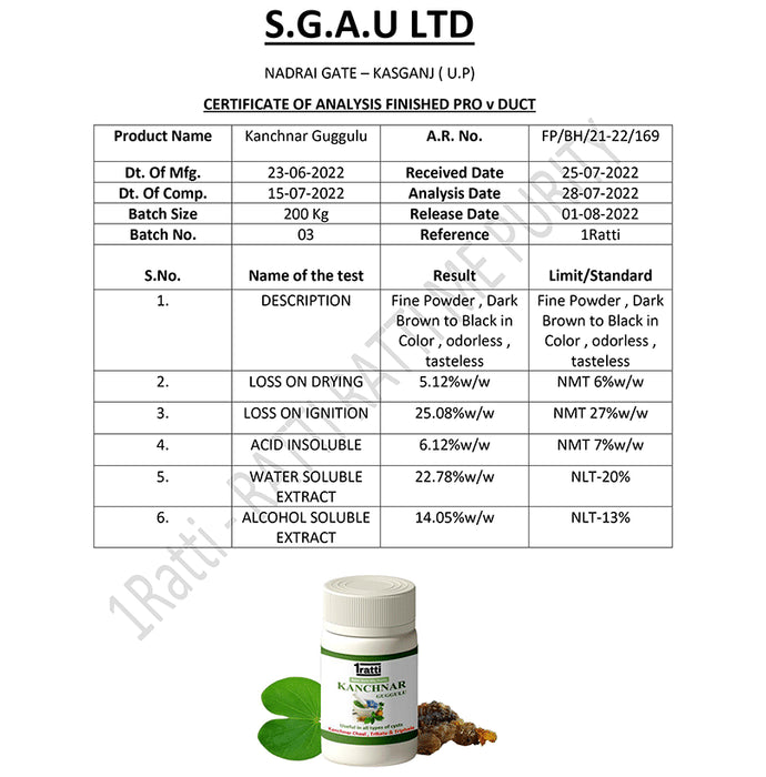 1ratti Kanchnar Guggulu
