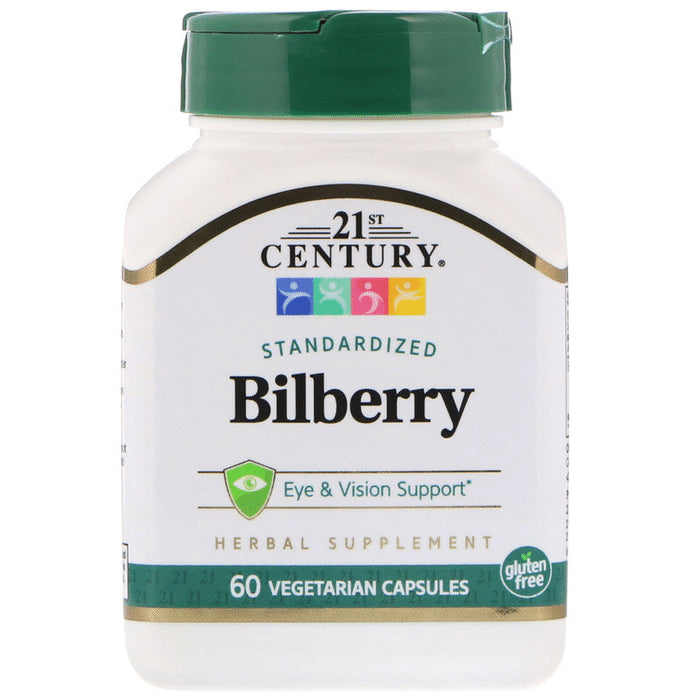 21st Century Bilberry Extract Vegetarian Capsule - Classic Derma