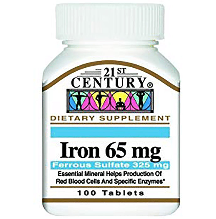 21st Century Iron 65mg Tablet - Classic Derma