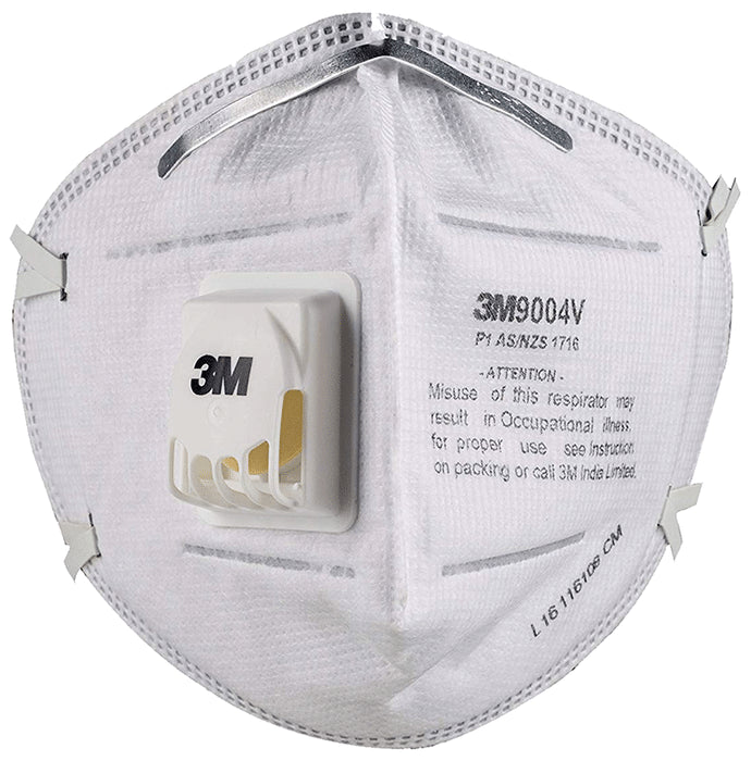 3M 9004V Particulate Respirator Mask White - Classic Derma