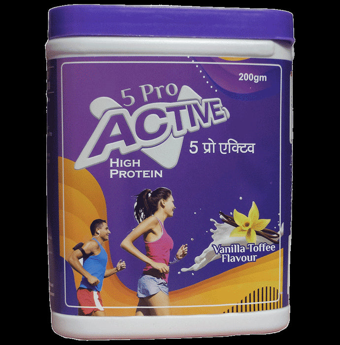 5 Pro Active Protein Powder Vanilla Toffee - Classic Derma