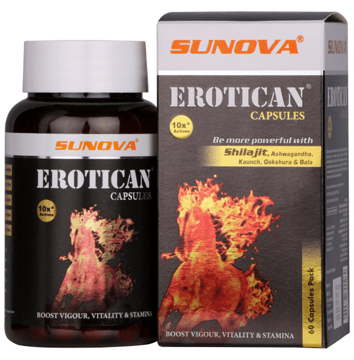 Erotican Capsule for Vigour, Vitality & Stamina Capsule for Vigour, Vitality & Stamina - Classic Derma