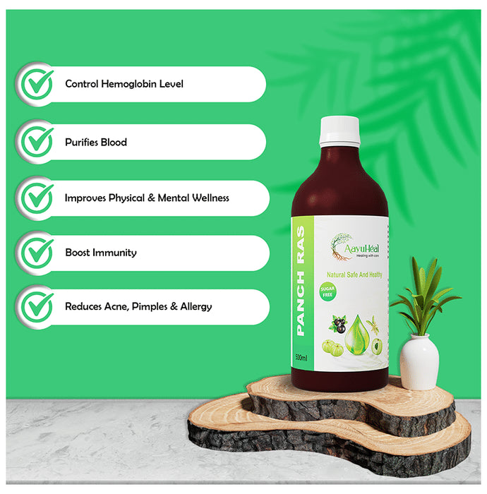 Aayuheal Panch Ras Syrup Sugar Free