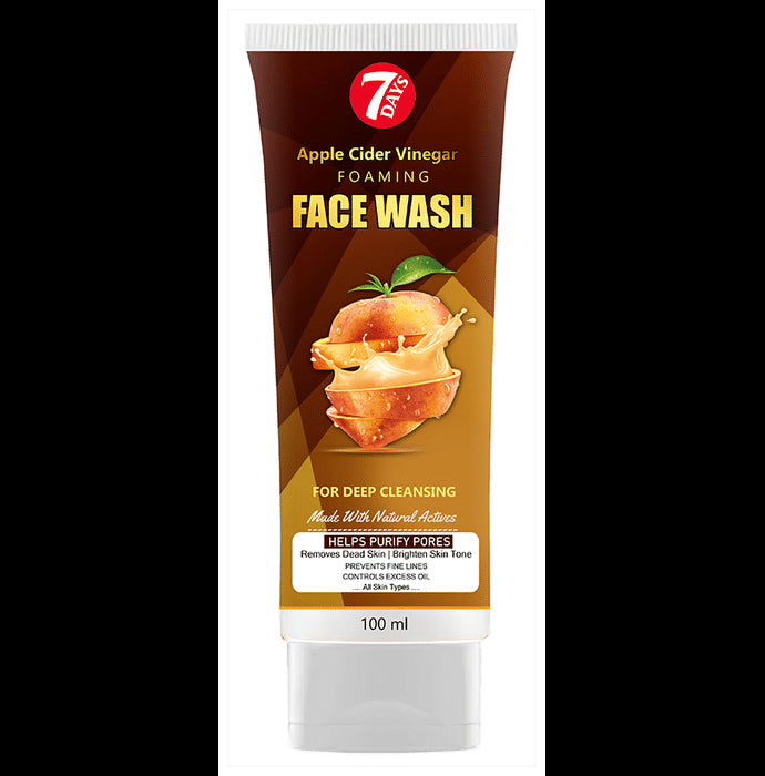 7Days Apple Cider Vinegar Foaming Face Wash - Classic Derma