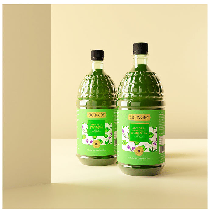 Activate Aloevera Juice with Kesar & Green Tea