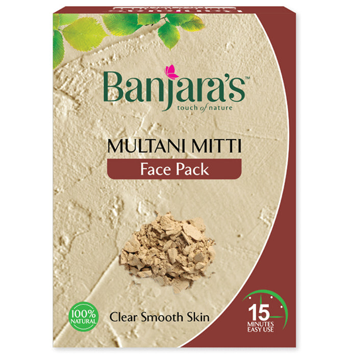 Banjara's Multani Mitti Face Pack Powder - Classic Derma