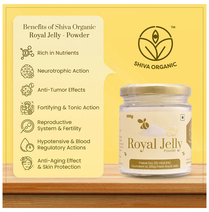 Shiva Organic Royal Jelly Powder