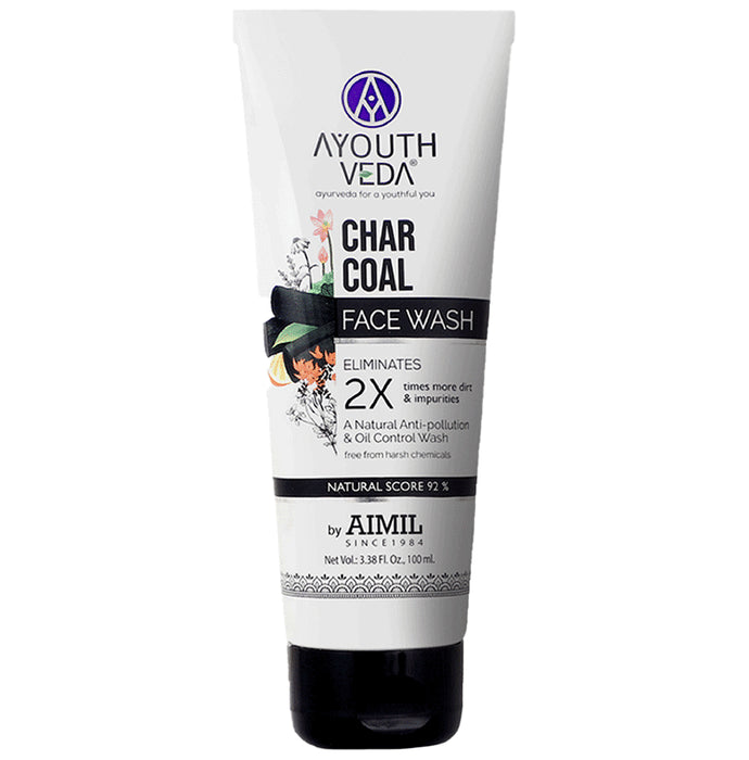Ayouth Veda Charcoal Face Wash - Classic Derma