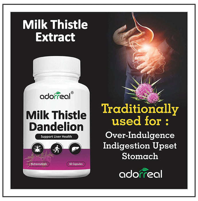 Adorreal Milk Thistle Dandelion Capsule