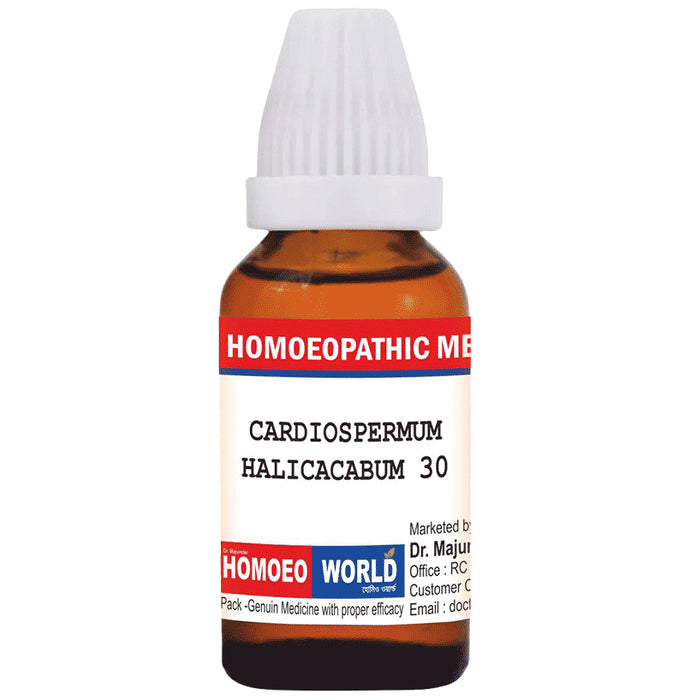 Dr. Majumder Homeo World Cardiospermum Halicacabum Dilution (30ml Each) 30 CH - Classic Derma