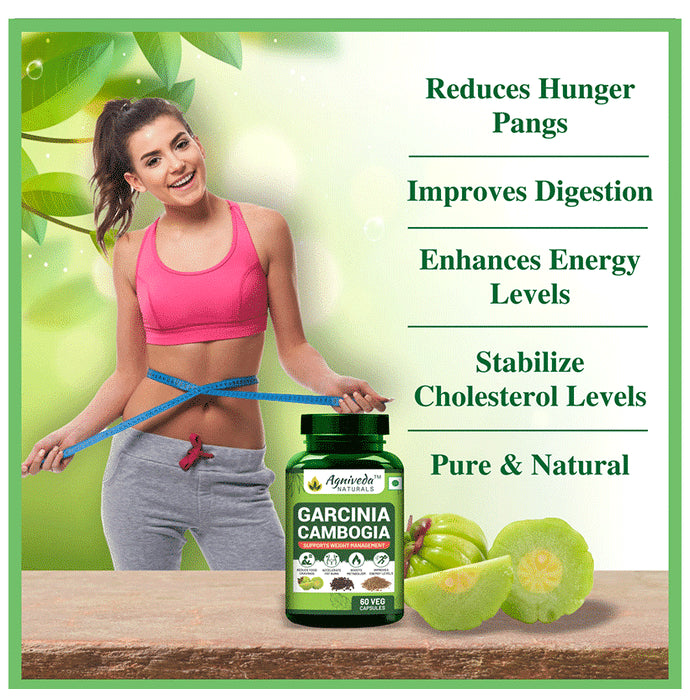 Agniveda Naturals Garcinia Cambogia Veg Capsules