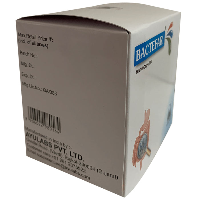 Ayulabs Bactefar Gelatin Capsule