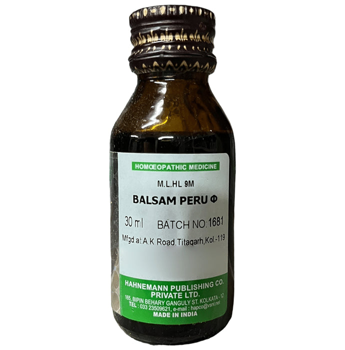 Hapco Balsam Peru Mother Tincture Q - Classic Derma