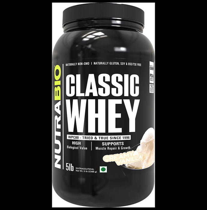 Nutra Bio Classic Whey Powder Creamy Vanilla - Classic Derma