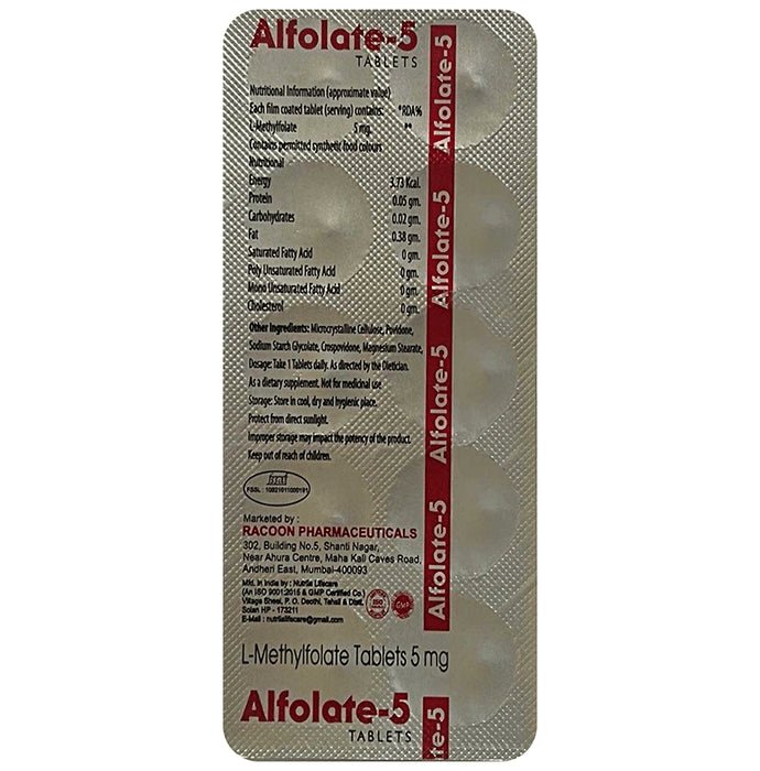 Alfolate 5 Tablet