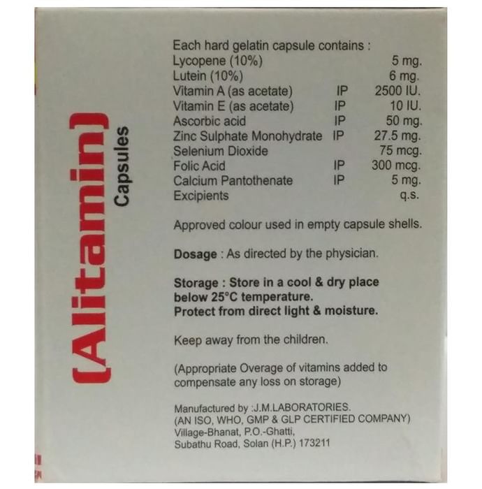 Alitamin Tablet