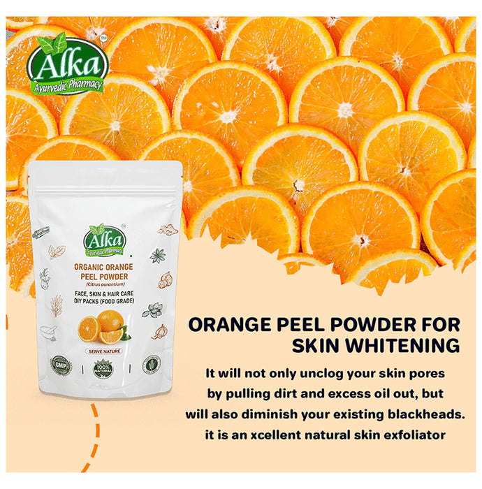 Alka Ayurvedic Pharmacy Organic Orange Peel Powder