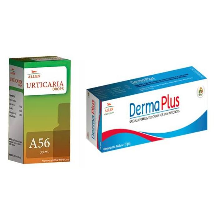 Allen Anti Urticaria Combo (A56 + Derma Plus Cream) - Classic Derma