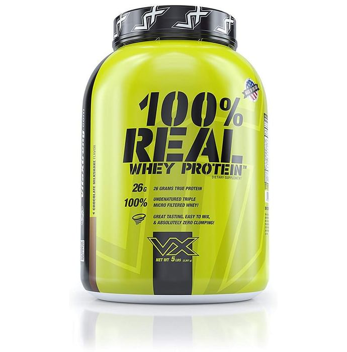 VX 100% Real Whey Protein Chocolate Milkshake - Classic Derma
