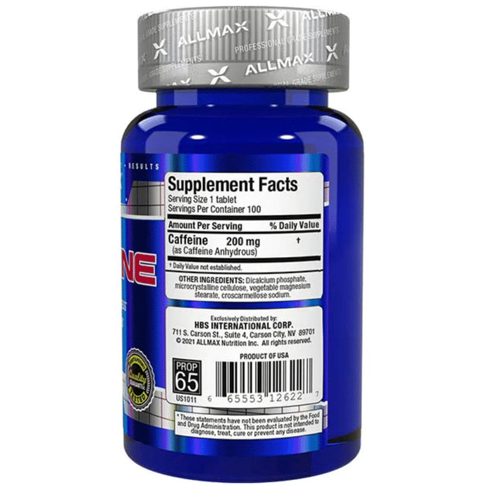 Allmax Essentials Caffine 200mg Tablet