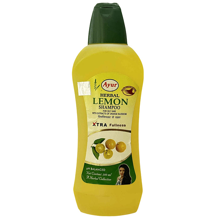 Ayur Herbal Shampoo(200ml) Lemon - Classic Derma