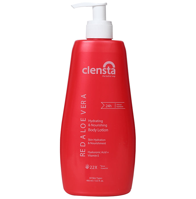 Clensta Red Aloe Vera Hydrating & Nourishing Body Lotion - Classic Derma