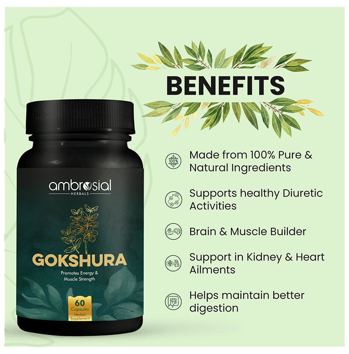 Ambrosial Herbals Gokshura Capsule