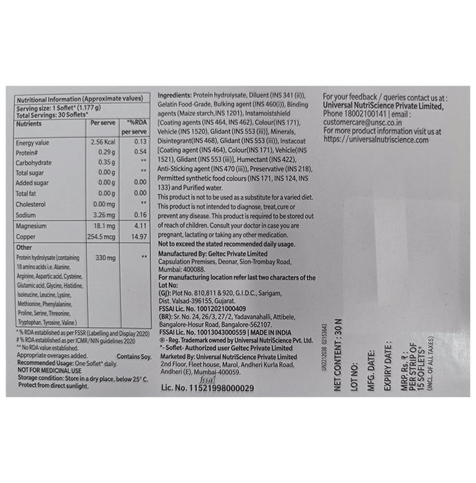 Aminofit Protein Hydrolysate with Mineral Softlets