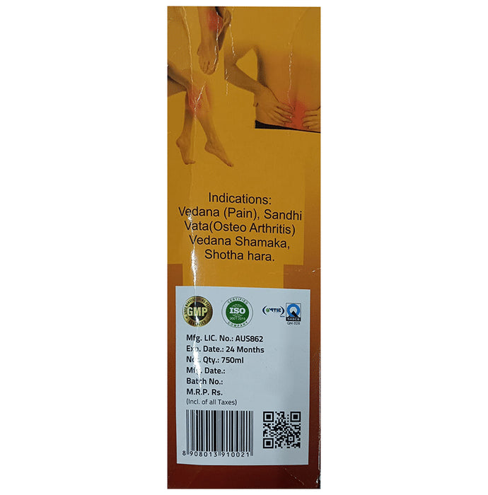 Amrith Noni Artho Plus for Pain Relief with 15gm Pain Relief Spray Free