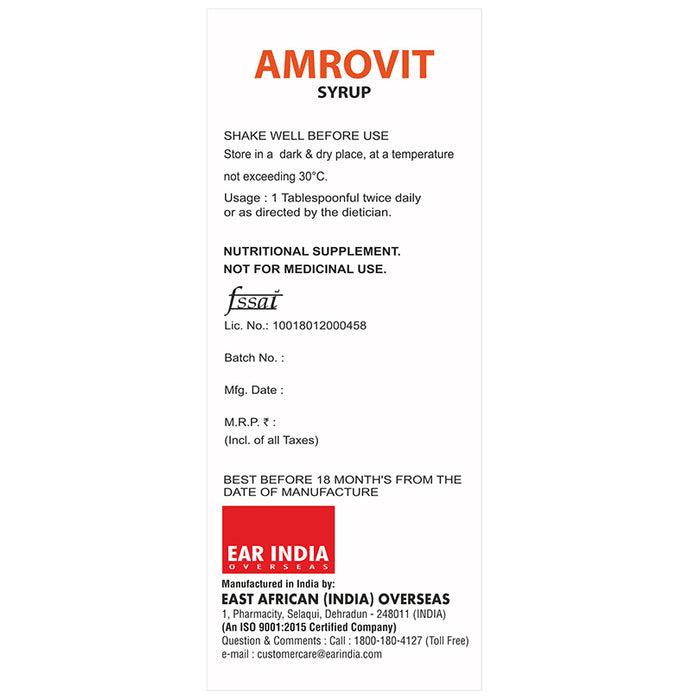 Amrovit Syrup