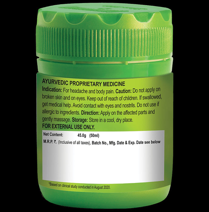Amrutanjan Strong Pain Balm for Headache & Body Pain