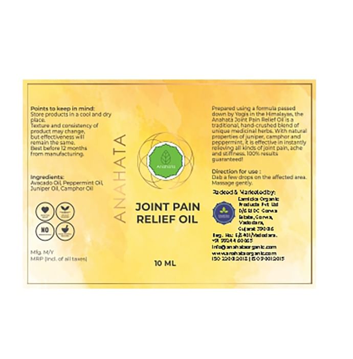 Anahata Joint Pain Relief Oil