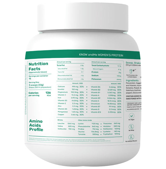 Andme Plant Based Women's Protein Powder Mango Cardamom