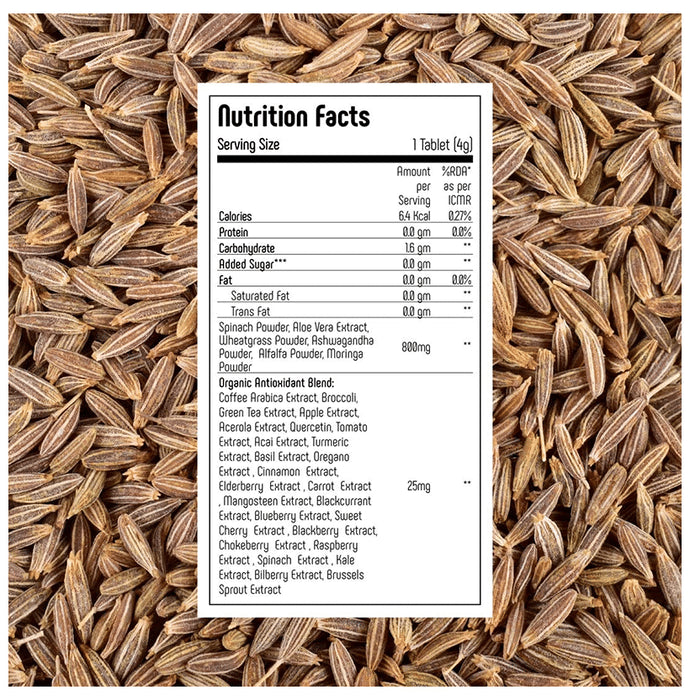 Anisue Healthcare Gigagreen Effervescent Tablet (20 Each) Cumin Zinger