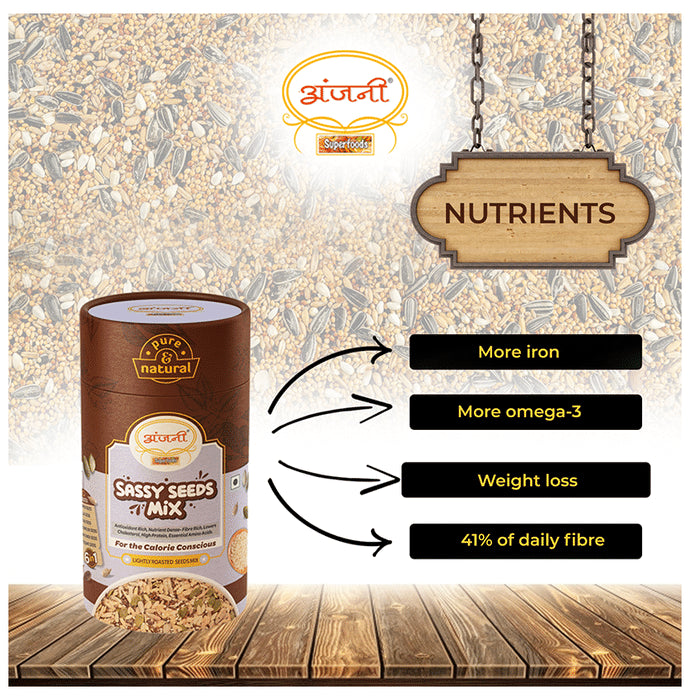 Anjani Superfoods Sassy Seeds Mix Lightly Roasted Seeds Mix