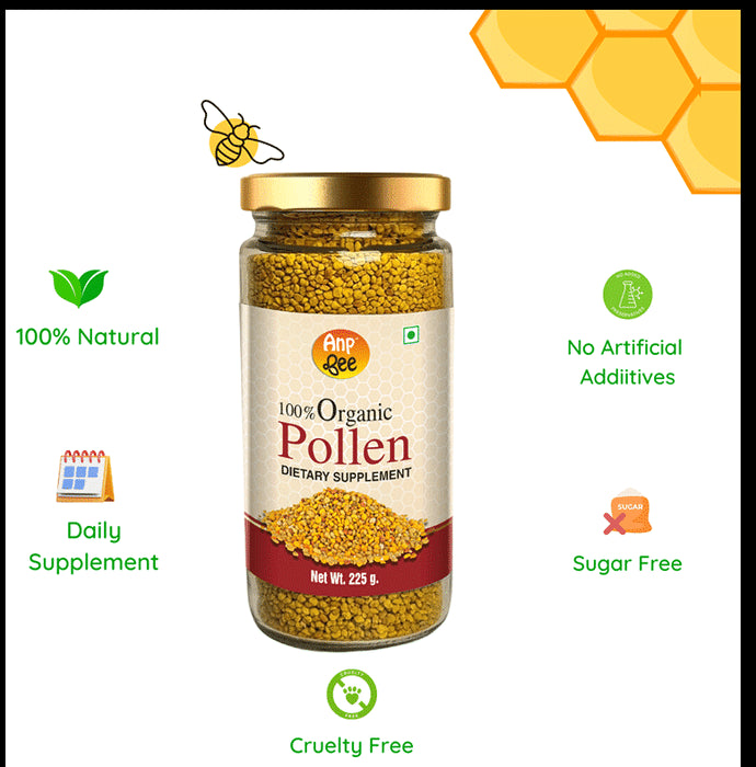 Anp Bee 100 % Organic Pollen (225gm Each)