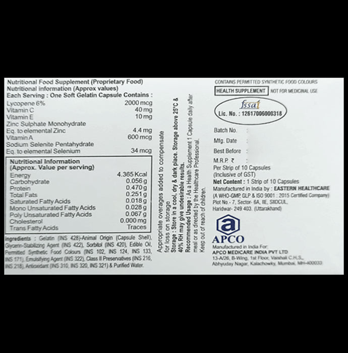 Apco Relyconex-SG Soft Gelatin Capsule