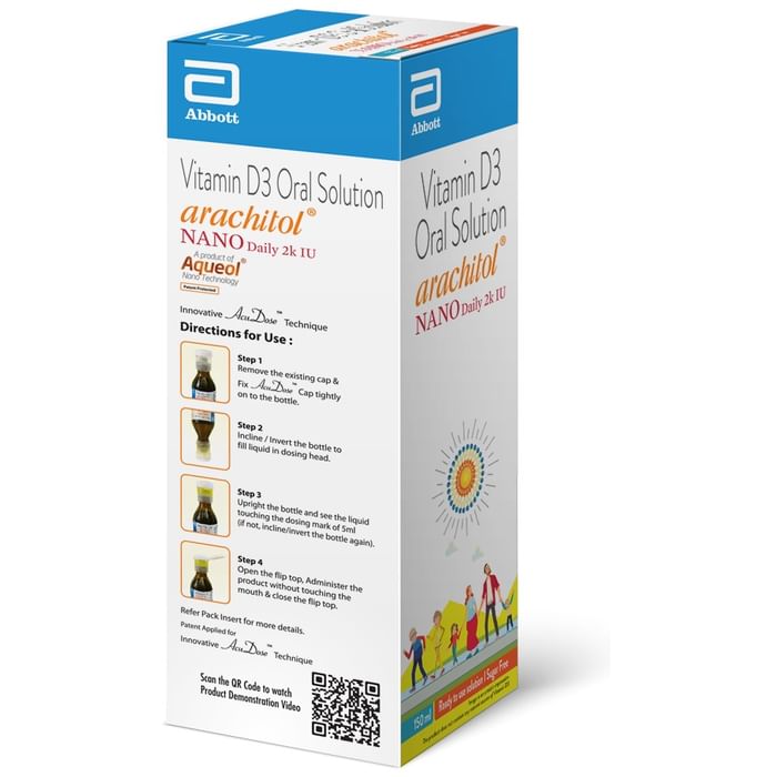 Arachitol Nano Daily 2K IU Sugar Free Oral Solution