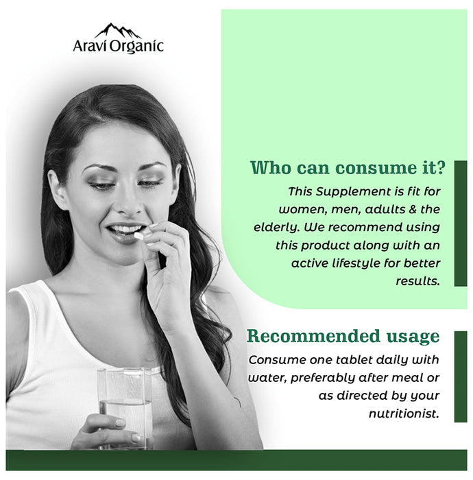 Aravi Organic Multivitamin with Vitamin, Minerals Tablet
