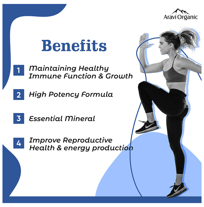 Aravi Organic Zinc with Folic Acid Tablet