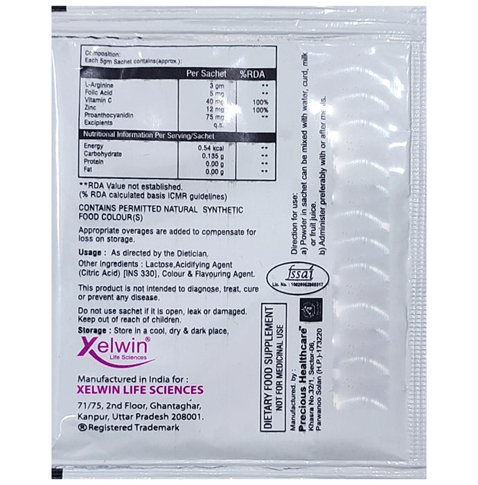 Argixel Sachet Sugar Free