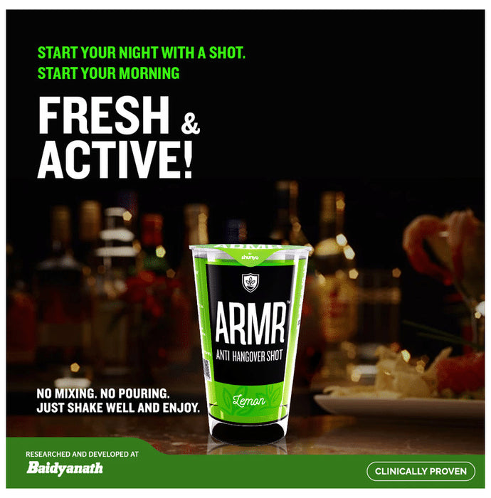 ARMR Anti Hangover Shot (60ml Each) Lemon