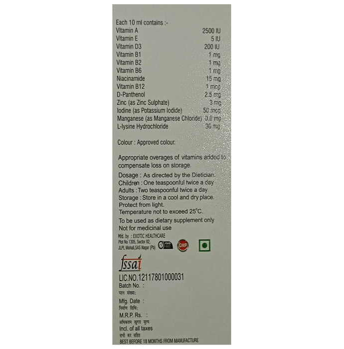 Arnoplex-L Syrup Lemon Sugar Free