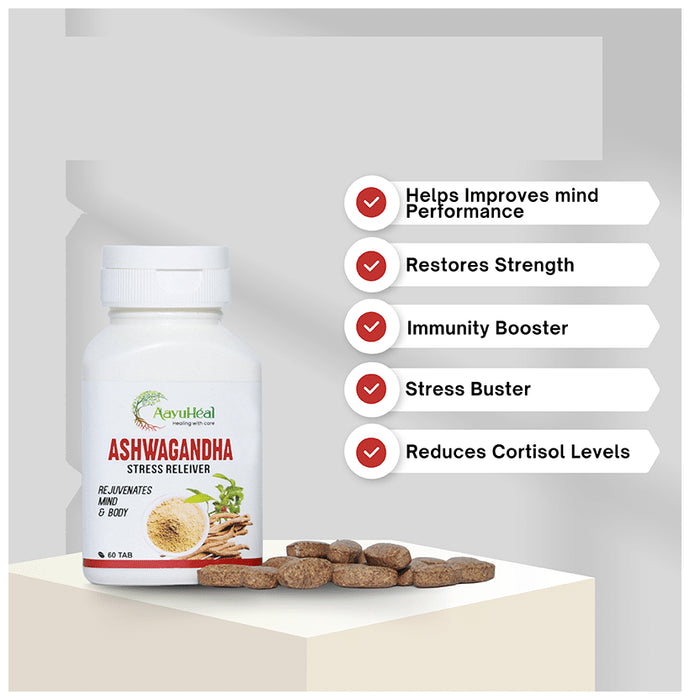 Aayuheal Ashwagandha Stress Releiver Tablet