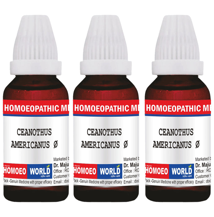 Dr. Majumder Homeo World Ceanothus Americanus Mother Tincture (30ml Each) Q - Classic Derma