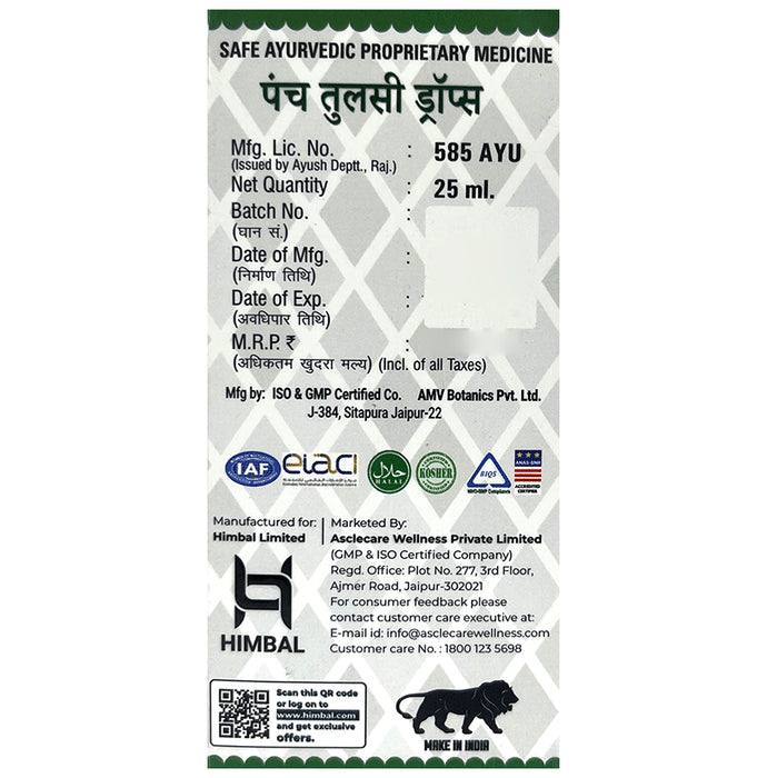 Asclecare Panch Tulsi Drop