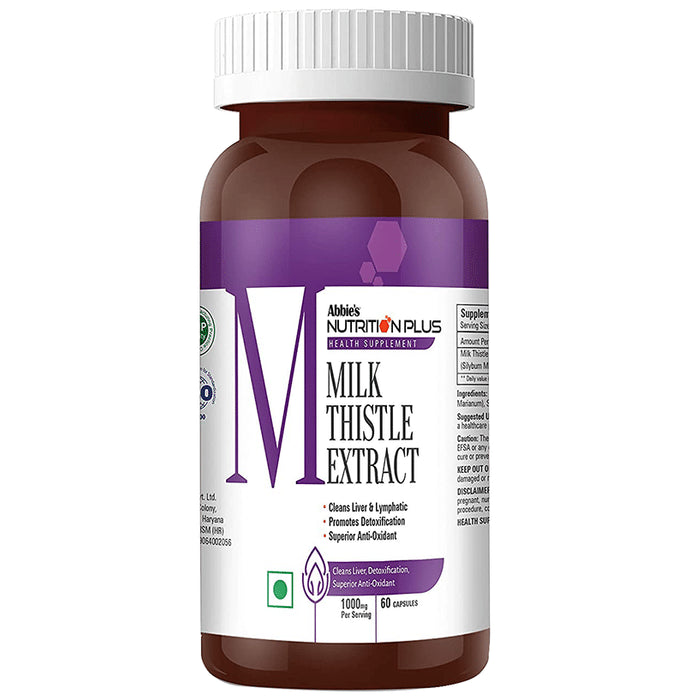 Abbie's Nutrition Plus Health Supplement Milk Thistle Extract Capsule - Classic Derma